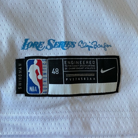 Nike NBA LA Lakers LeBron James "City Edition" Basketball Jersey Size Mens Large - Picture 5 of 7